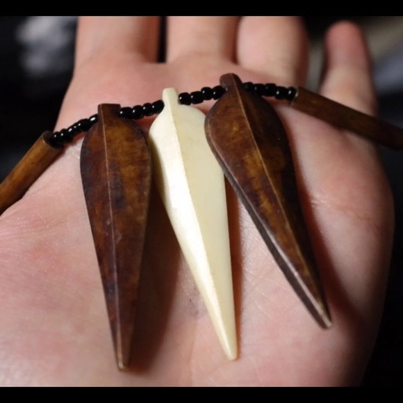 Ethiopian Bone/Wooden Necklace - Picture 4 of 4